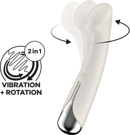 Вибратор для точки G с ротацией Satisfyer Spinning G-Spot 1 бежевый